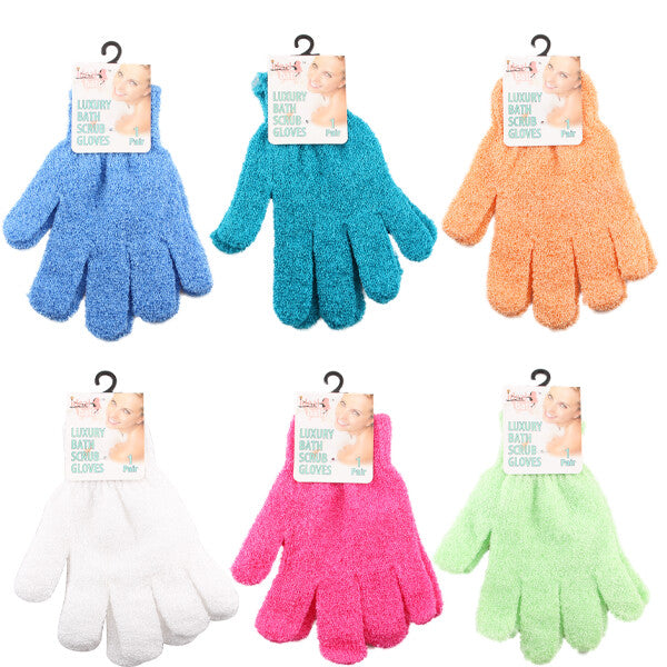 Ideal Bath Luxury Scrub Glove Solid