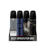 Body Spray Aerosol Display 6.76Floz Men