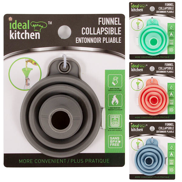 Ideal Kitchen Silicone Collapsible Funnel