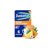 Theraflu Severe Cold & Cough Nighttime Chamomile & Tea Honey Lemon 6 ct