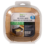 Ideal Kitchen Air Fryer Liner Paper 50PK 6.3in Square