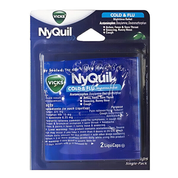Nyquil Severe Single Pack Blister 12ct