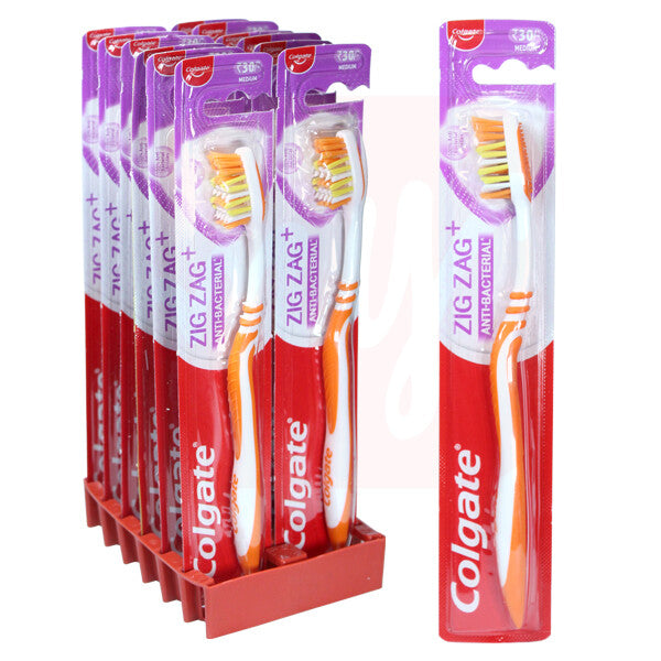 Colgate Toothbrush Zig Zag AntiBac Medium