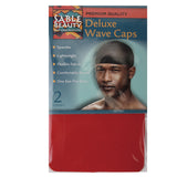 Sable Beauty Deluxe Wave Cap 2PK Red