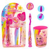 Oral Fusion Kids Toothbrush 3PK w/ Cup Princess