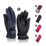 Cindy Claire  Winter Ski Gloves Ladies Zipper Pocket w/ Grip Dots