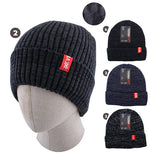 Thermaxxx Men Winter Knit Hat w/ Fur Lining