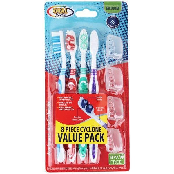 Oral Fusion Toothbrush 8PK Cyclone Med