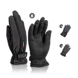 Thermaxxx Winter Ski Gloves Men Zipper Pocket w/ Grip Dots