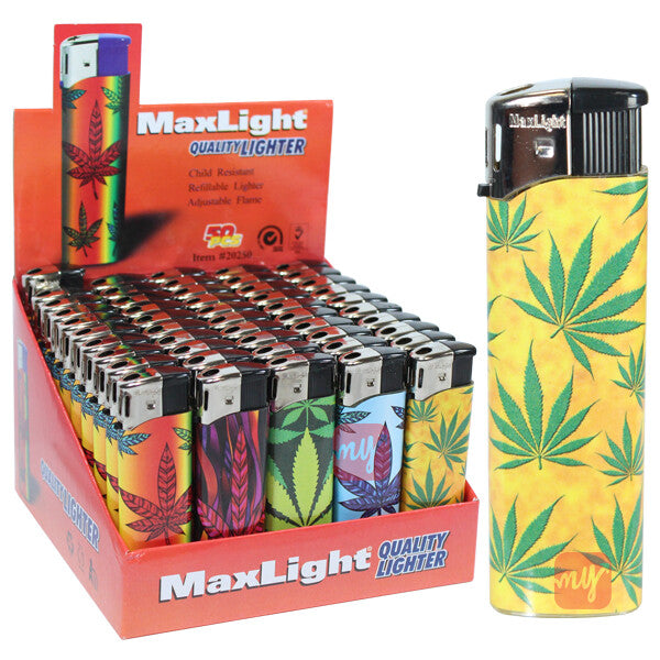 MaxLight Electronic Lighter Leaf PDQ