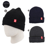Thermaxxx Men Winter Knit Hat w/ Fur Lining