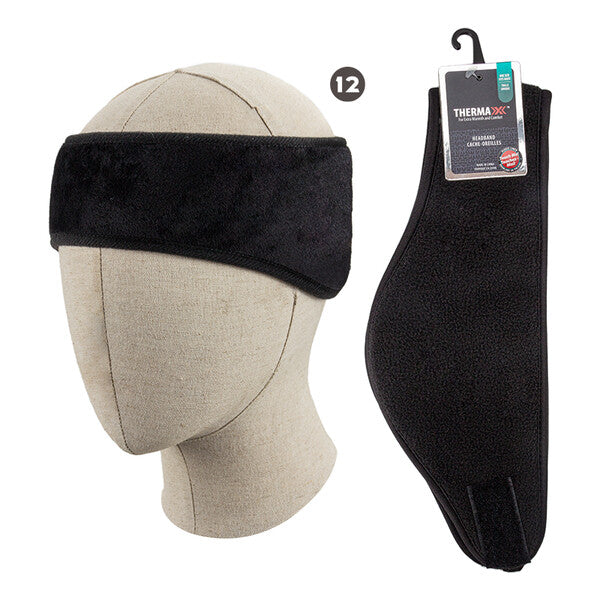 Thermaxxx Fleece Headband 2 ways
