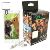 EZ-Tech Selfie Light USB Rechargable Battery Black