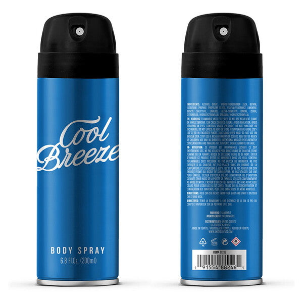 Body Spray Aerosol 6.76Floz/200ml COOL BREEZE