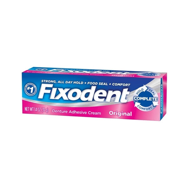 Fixodent Complete Denture Adhesive Cream Original 1.4oz/39g