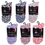 Thermaxxx Fuzzy Socks w/Non-Slip Bottom