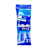 Gillette Blue II Plus 2 Pack Shavers