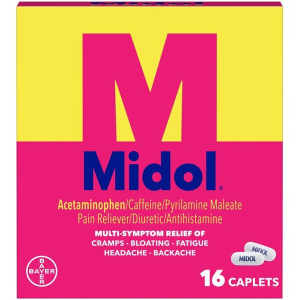 Midol Complete Acetaminophen Pain Reliever, 16CT
