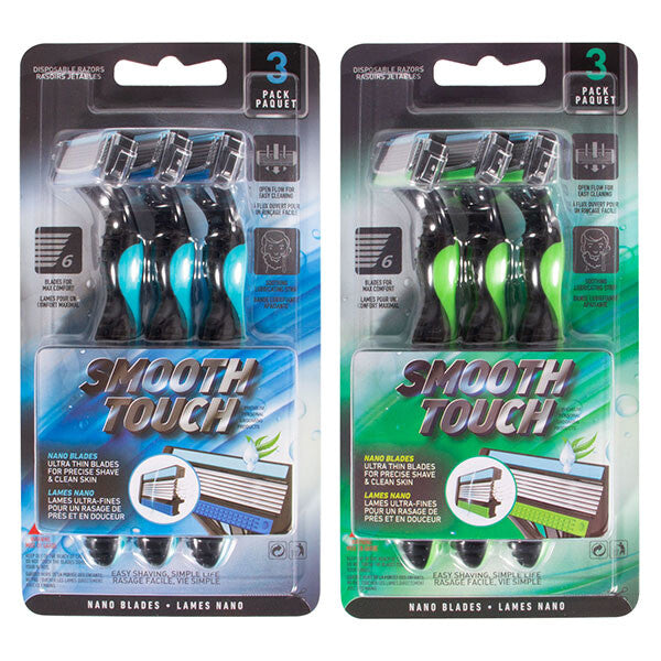 Smooth Touch Razor 6 Blade 3PK