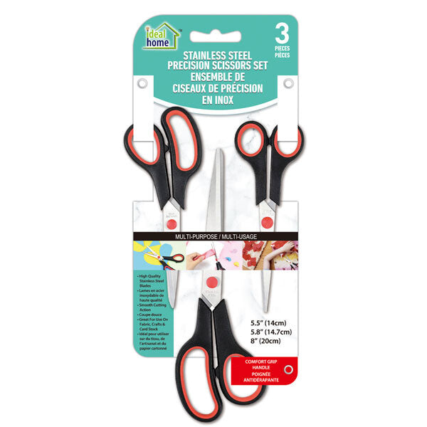 Ideal Home Scissors 3PK
