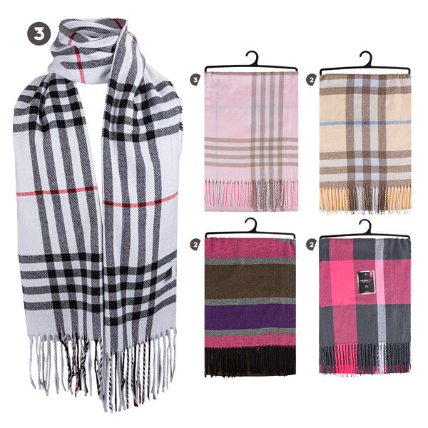 Thermaxxx Ladie's Scarf Plaid Stripes HD