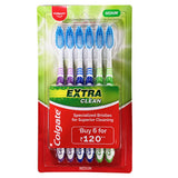 Colgate Toothbrush Extra Clean 6PK Medium