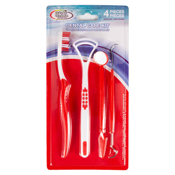 Oral Fusion Dental Care Kit 4PK Medium