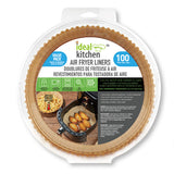 Ideal Kitchen Air Fryer Liner Paper 100PK 6.3in Round