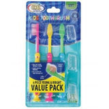 Oral Fusion Toothbrush Kids 6PK w/ Suction Dots
