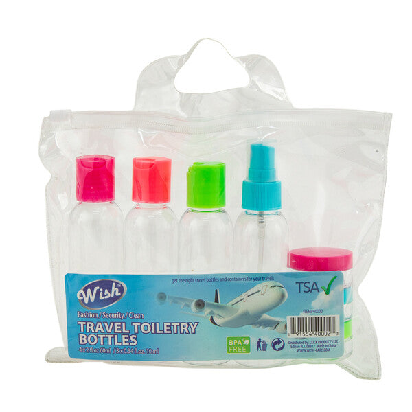 Wish Travel Bottle Set 7PK Pouch