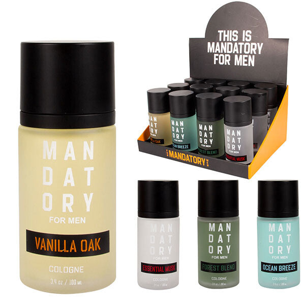 MANDATORY Men's Cologne Singles Display