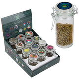 Lucky Stash Glass Jar Air Tight 120ml Printed