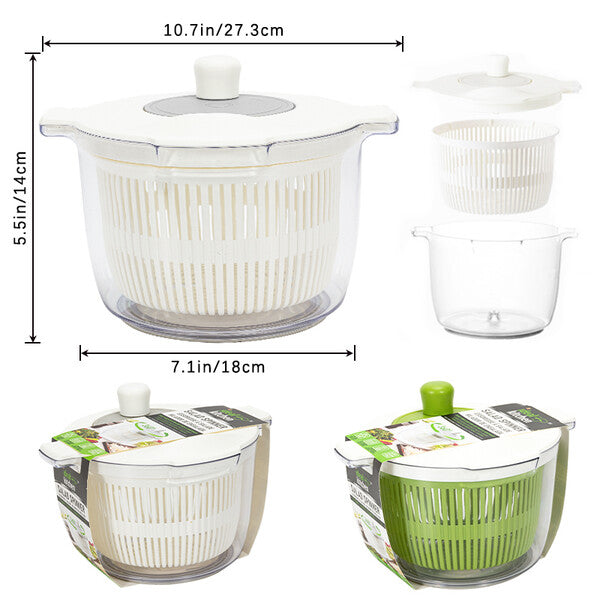 Ideal Kitchen Salad Spinner 2.7 Quart 3L