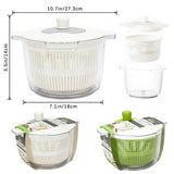 Ideal Kitchen Salad Spinner 2.7 Quart 3L