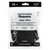 Charcoal Toothpick Flossers