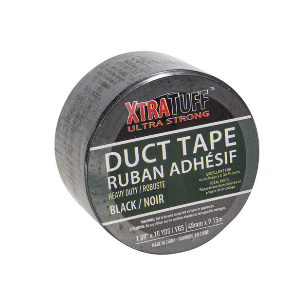 XtraTuff Duct Tape 1.89in by 10yd Black