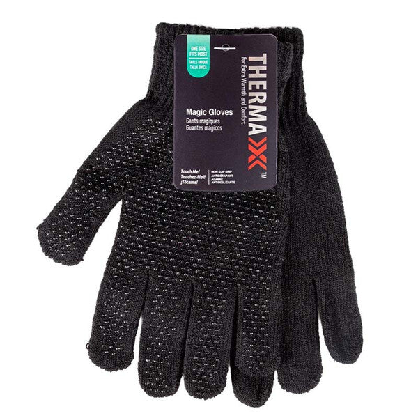 Thermaxxx Winter Magic Glove Black Only w/ Grip Dots