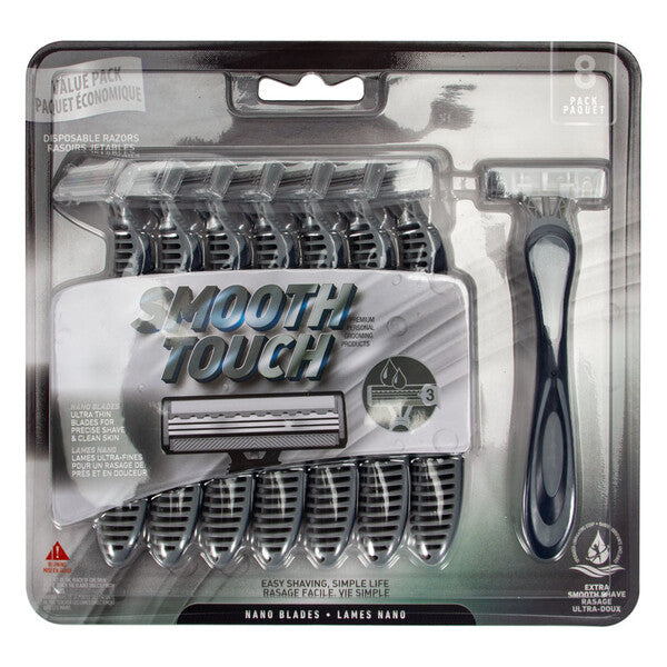 Smooth Touch Razor Triple blade 8PK