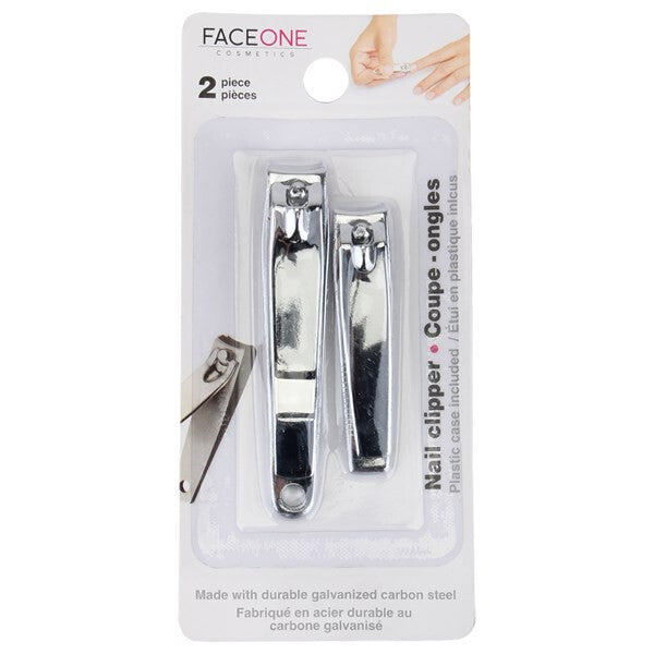 FaceOne Nail Clipper 2PK Card