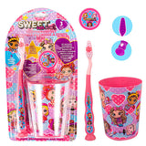 Oral Fusion Kids Toothbrush 3PK w/ Cup Sweet Missy