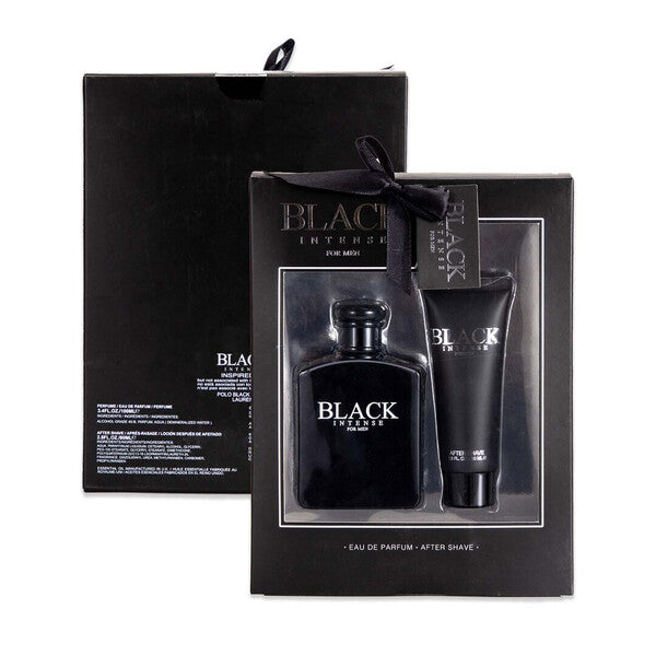 Men's 2pc Large Set  BLACK INTENSE 3.4fl.oz/100mlEDP 2.8fl.oz/80ml After Shave