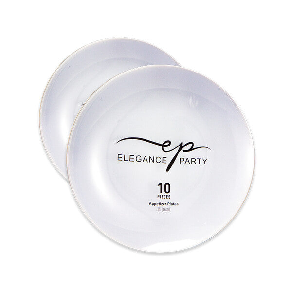 EP Curve 10PK 7.5" Dinner Plate White