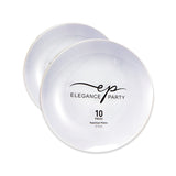 EP Curve 10PK 7.5" Dinner Plate White