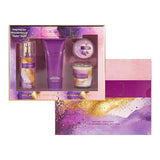 Women's 4pcs Gift Set  WONDERFUL 3.4fl.oz Body Mist 3.4fl.oz Body Lotion 3oz Candle 2oz Bath Bomb