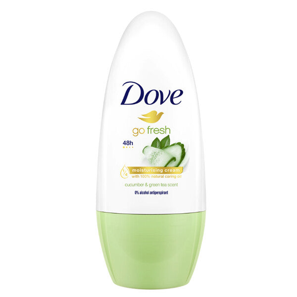 Dove Deo Roll-On 40ml Cucumber & Green Tea