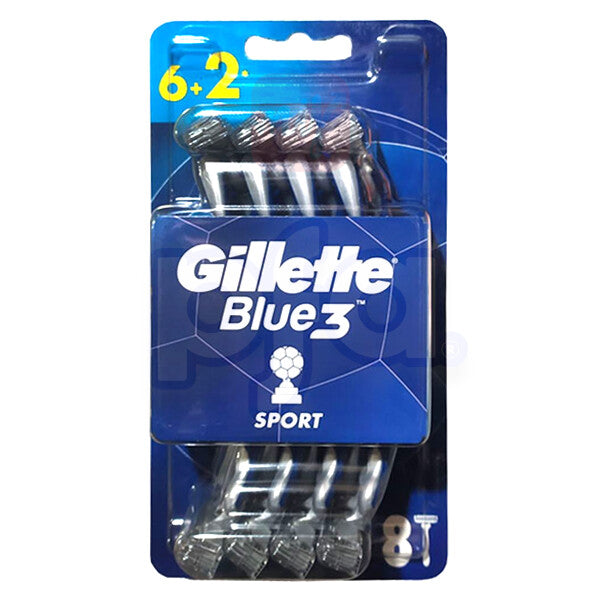 Gillette Blue 3 Razor 8CT Sport