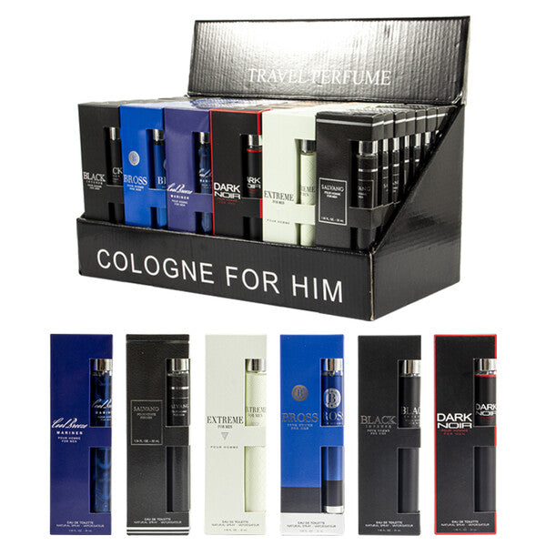 Men's Cologne 1.18oz Travel Perfume Display