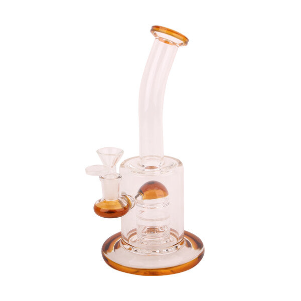 Glass Bong Amber 25cm