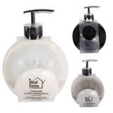 Ceramic soap dispensar with sponge 340ml