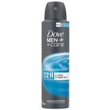 Dove Body Spray 150ml Men's + Care Total Protection